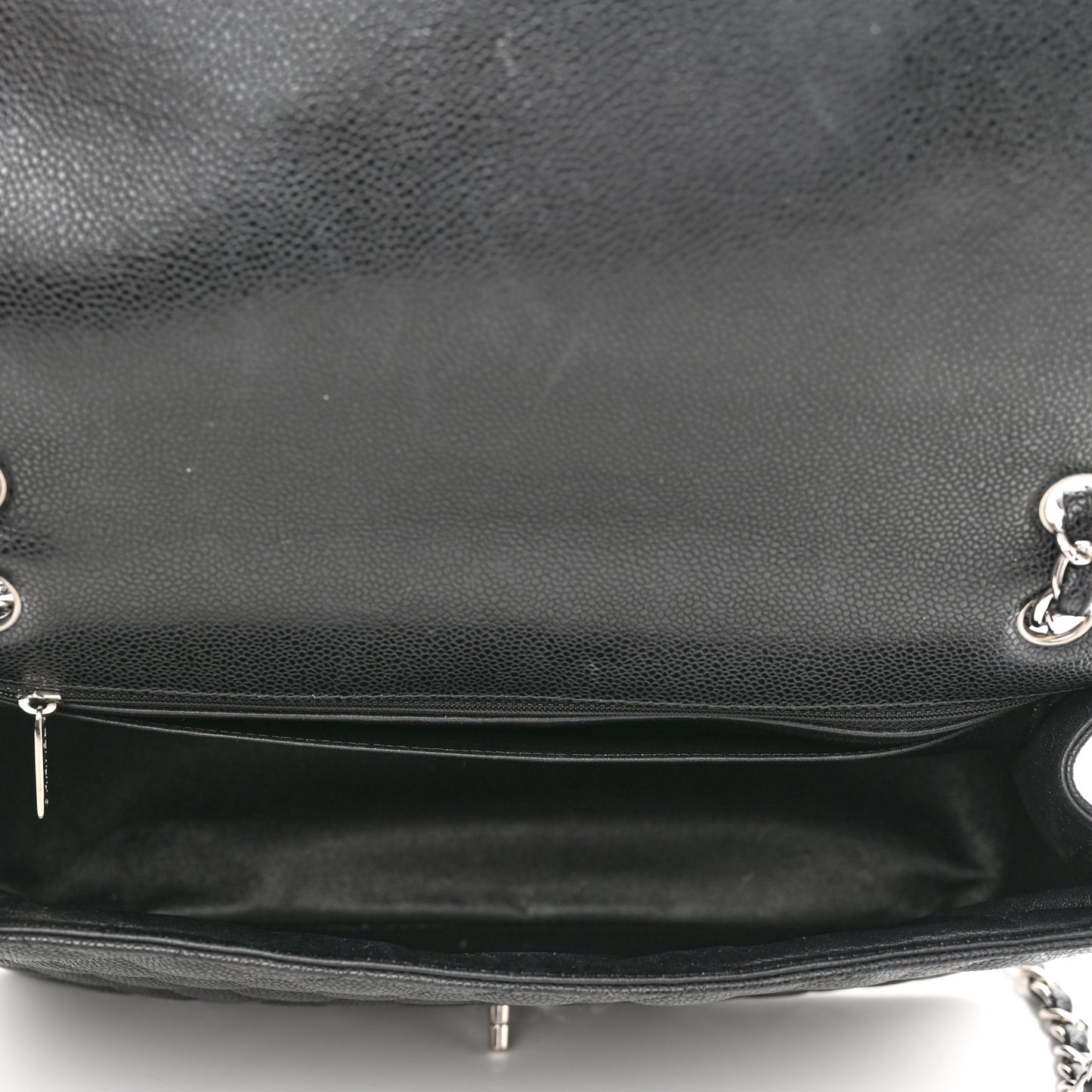 Caviar Quilted Maxi Single Flap Black