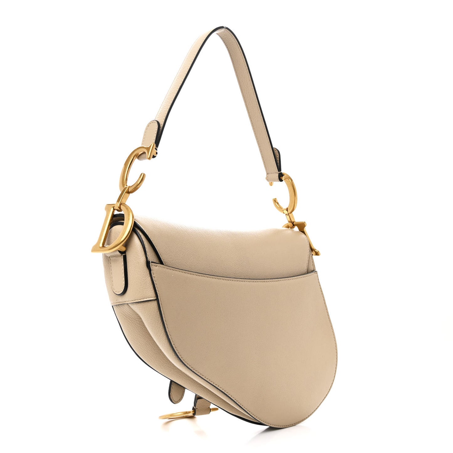 Shiny Goatskin Saddle Bag Corda