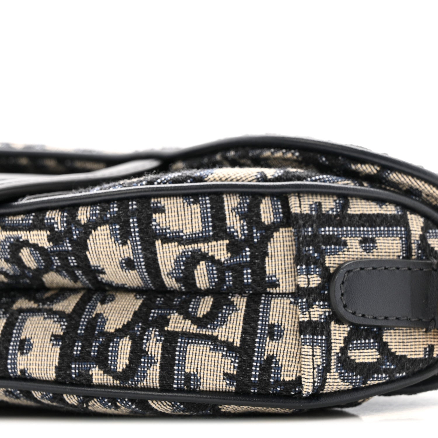 Christian Dior Oblique Mini Saddle Bag Blue 10 of 12