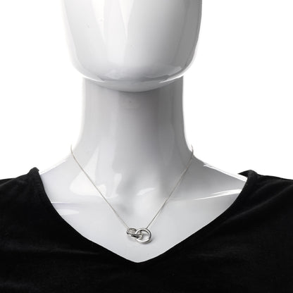 Tiffany Sterling Silver 1837 Interlocking Circles Pendant Necklace 2 of 10