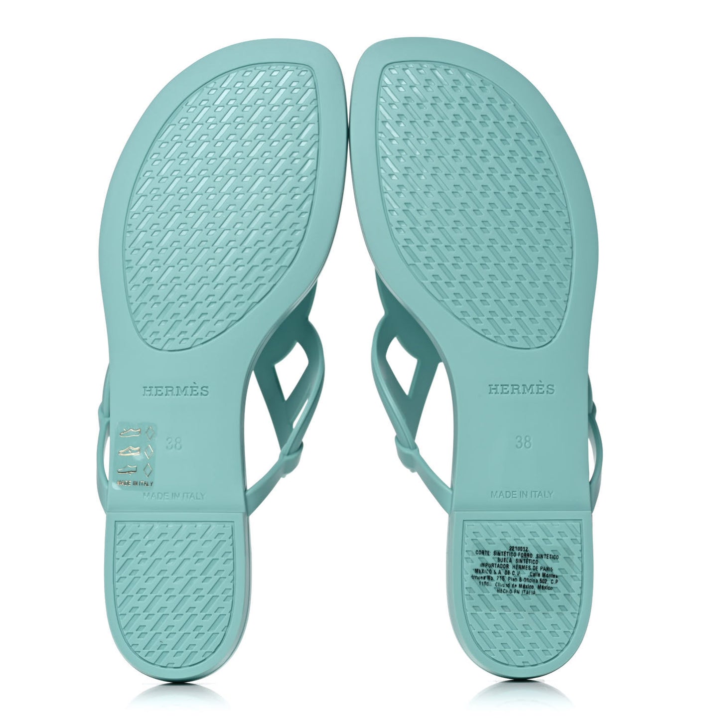Rubber Womens Egerie Sandals 38 Vert Embrun