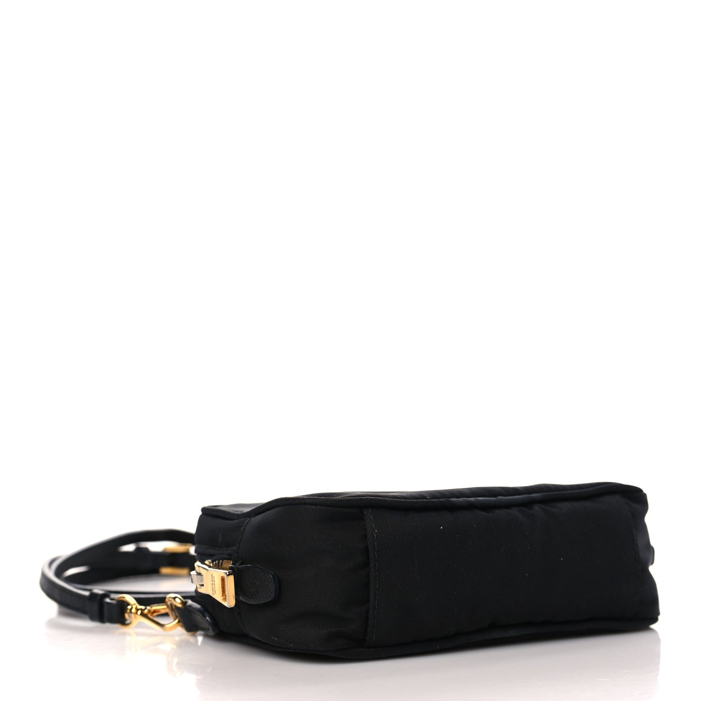 Tessuto Nylon Mini Camera Crossbody Bag Black