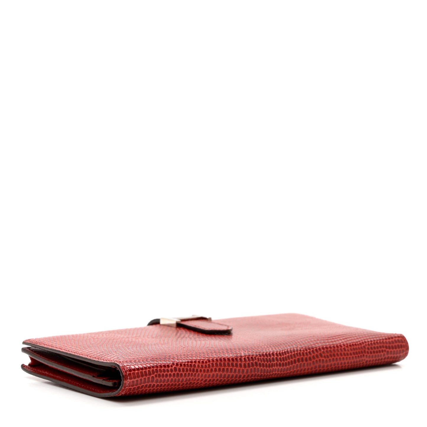 Lizard Bearn Gusset Wallet Rubis