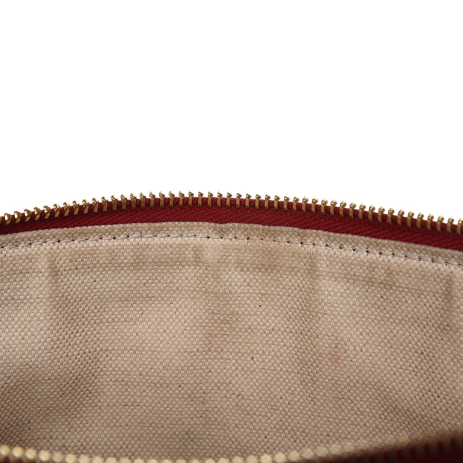 Gucci Pebbled Calfskin Kingsnake Print Clutch Red 9 of 9