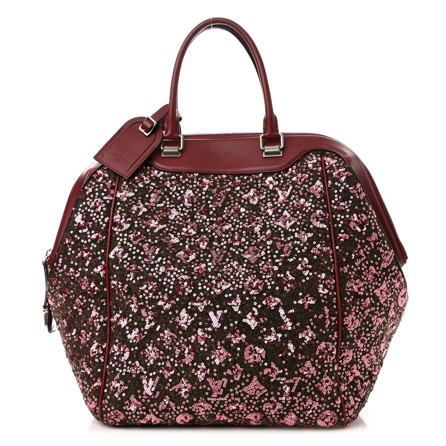 Louis Vuitton Sequin Monogram Sunshine Express North South Burgundy 1 of 11