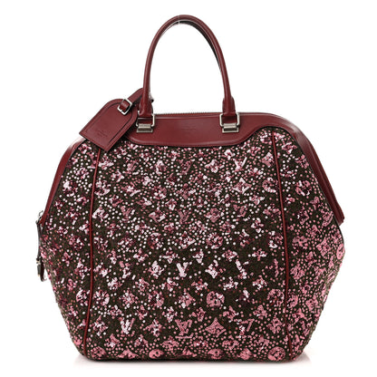 Louis Vuitton Sequin Monogram Sunshine Express North South Burgundy 1 of 11