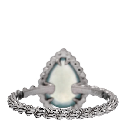 Boucheron 18K White Gold Aquaprase Small Serpent Boheme Ring 51 5.75 4 of 6