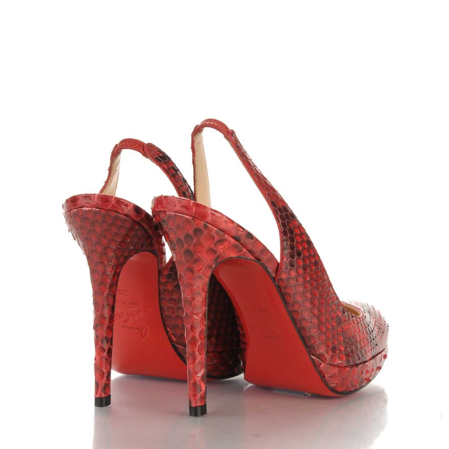 Python Horatio 120 Pumps 36 Red