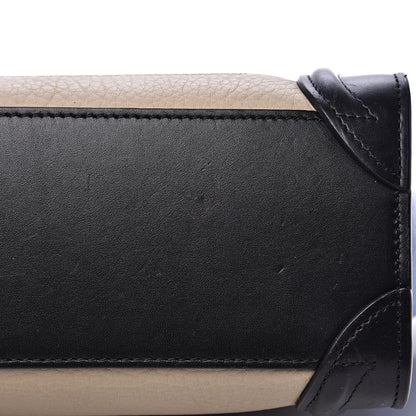 Celine Elephant Calfskin Nano Tri-Color Luggage Beige 12 of 13