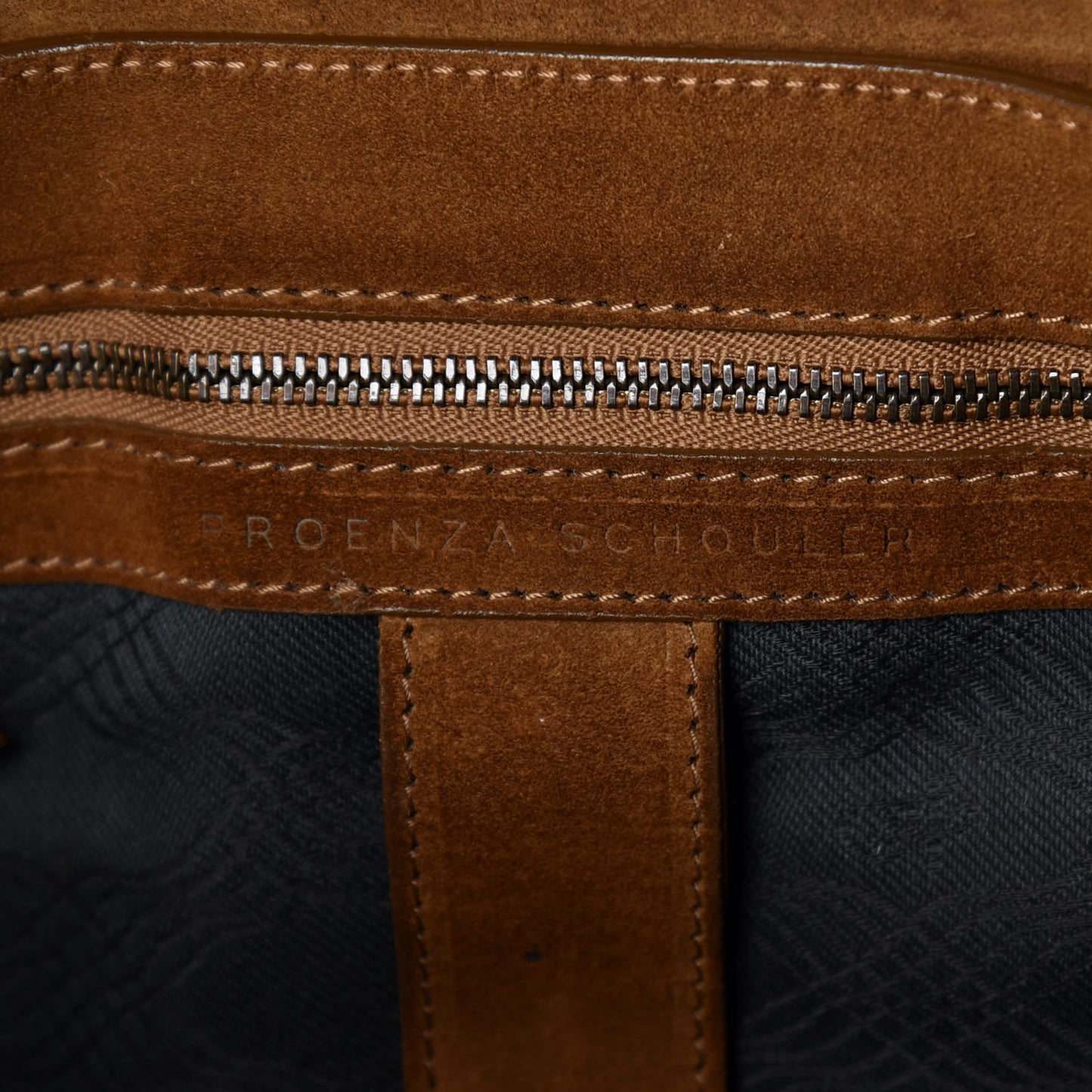Suede Medium PS1 Satchel Tobacco