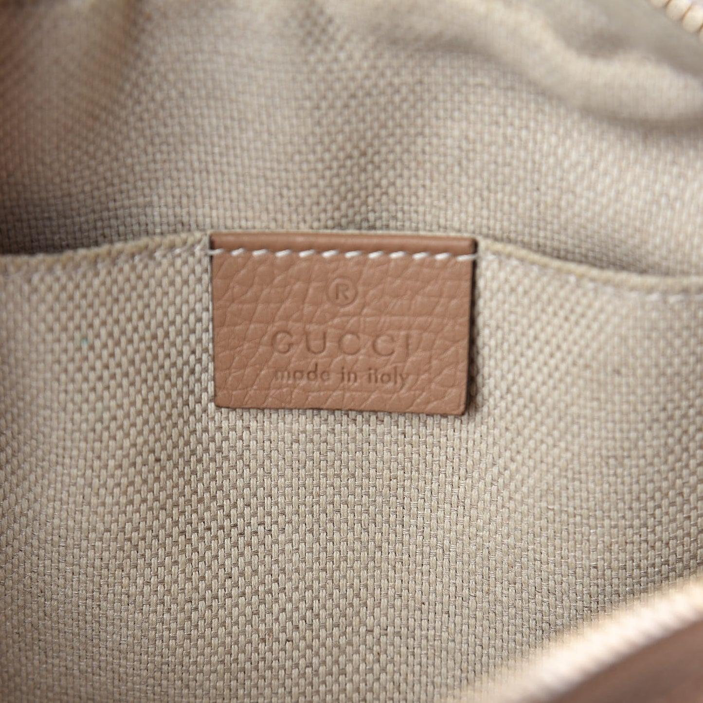 Pebbled Calfskin Small Soho Disco Bag Rose Beige