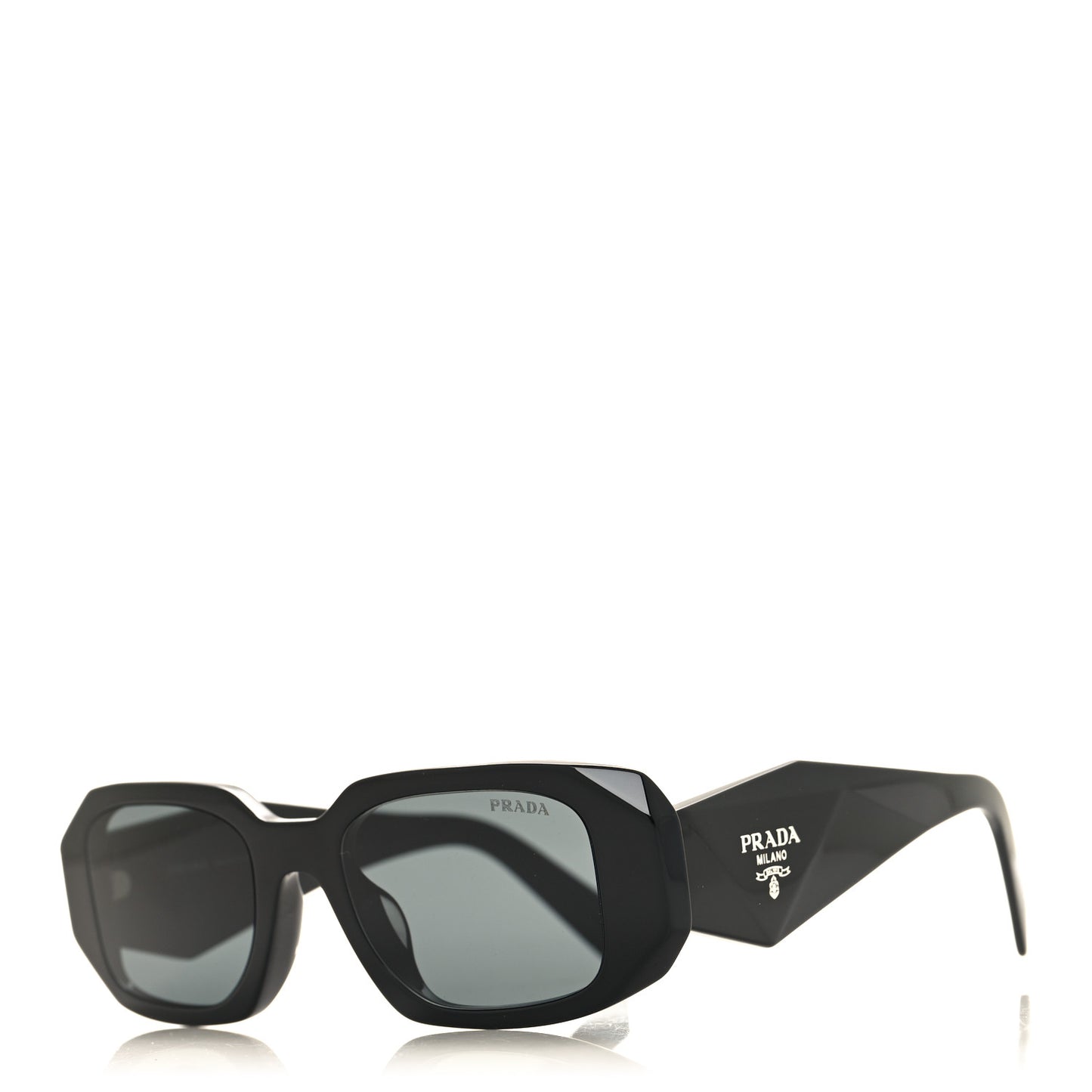 Acetate Symbole Sunglasses SPR 17W Black