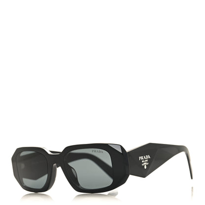 Prada Acetate Symbole Sunglasses SPR 17W Black 1 of 8