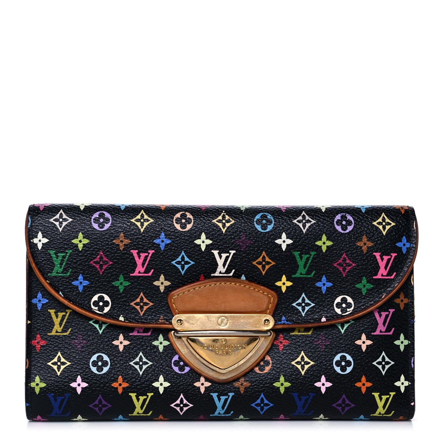 Monogram Multicolor Eugenie Wallet Black Grenade