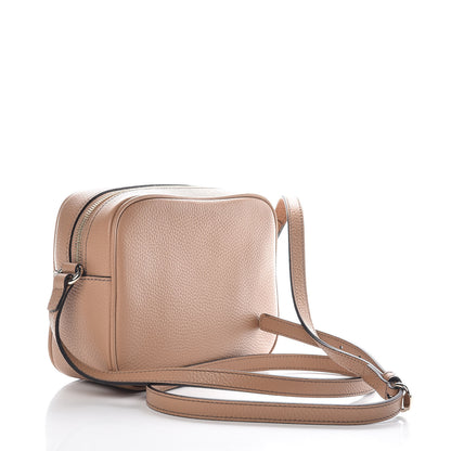 Gucci Pebbled Calfskin Small Soho Disco Bag Rose Beige 3 of 11
