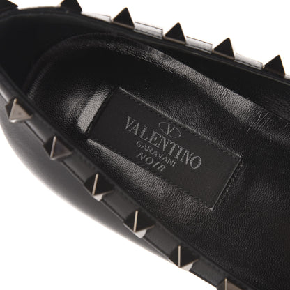 Valentino Garavani Nappa Rockstud Ballerina Flats 37 Black 6 of 9
