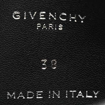 Givenchy Boyfriend Denim Shark Lock Biker Ankle Boots 38 Medium Blue 9 of 11