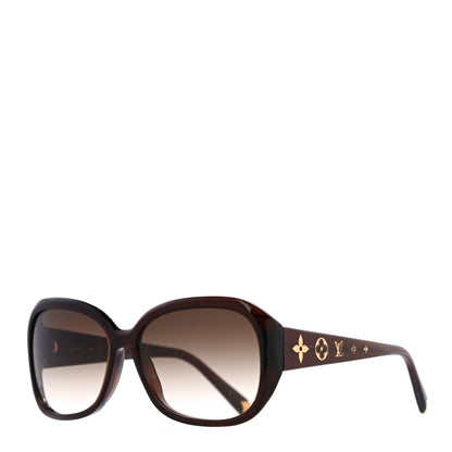Louis Vuitton Acetate Obsession GM Sunglasses Z0459W Brown Glitter 1 of 7