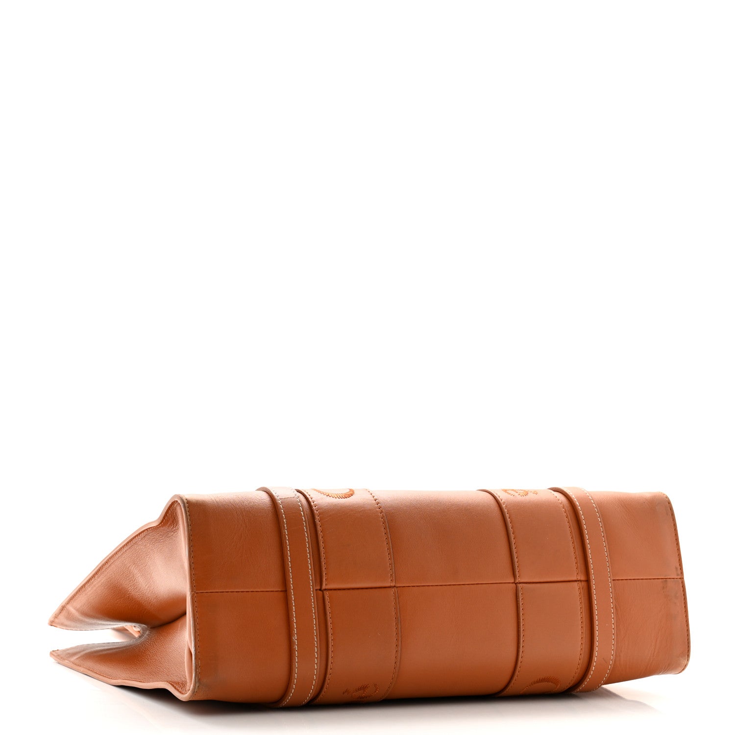 Chloe Calfskin Medium Woody Tote Caramel 4 of 12