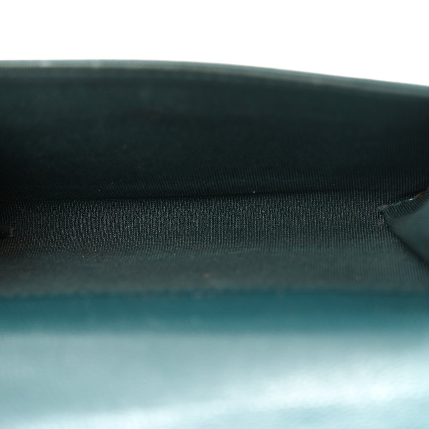Chanel Caviar Quilted Flap Card Holder Turquoise 5 of 14