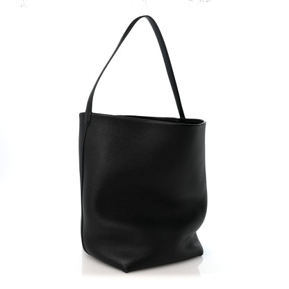 The Row Grained Calfskin Large N/S Park Tote Black 3 of 12