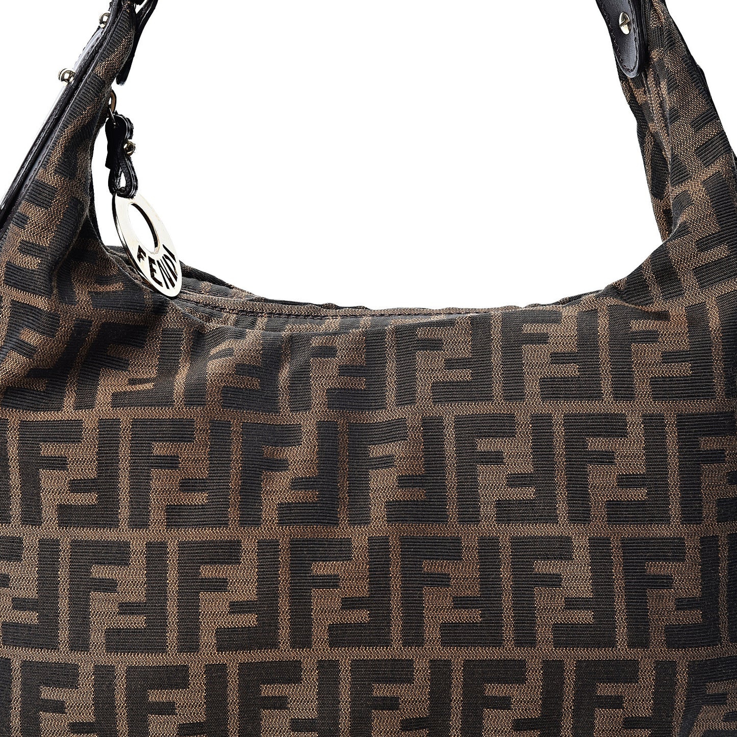 Zucca Small Chef Chain Hobo Tobacco