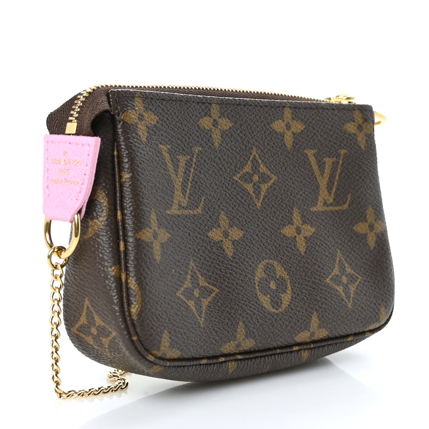 Monogram 2022 Christmas Animation Paris Mini Pochette Accessories Pink