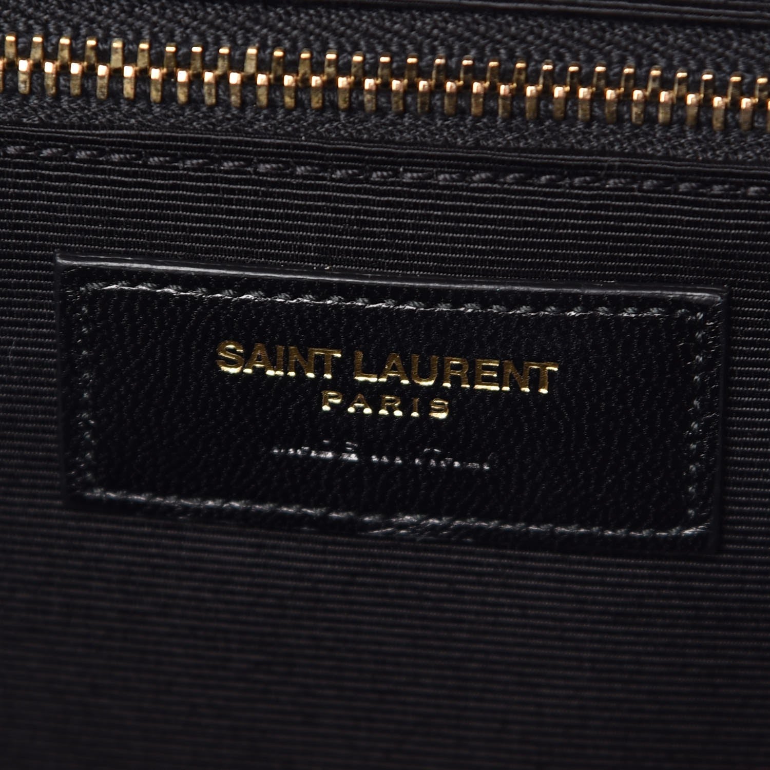 Saint Laurent Grain De Poudre Matelasse Chevron Large Monogram Satchel Lipstick Red 7 of 9