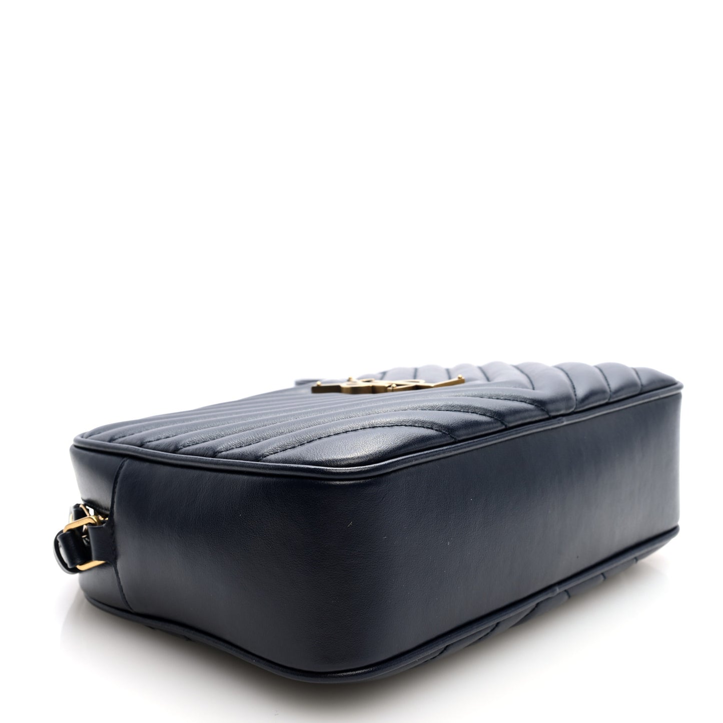 Calfskin Matelasse Monogram Lou Camera Bag Navy
