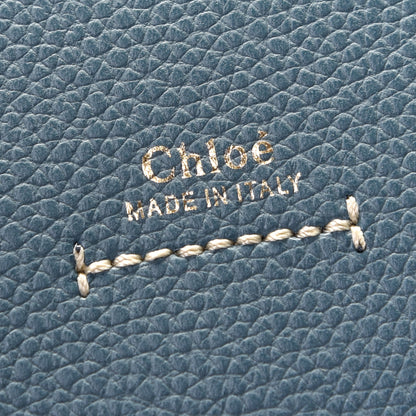 Chloe Grained Calfskin Small Darryl Saddle Crossbody Bag Mirage Blue 8 of 10