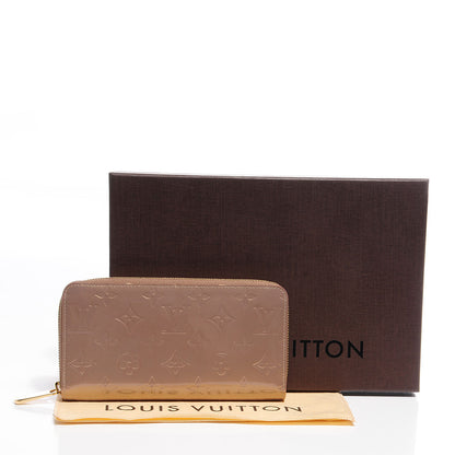 Louis Vuitton Vernis Zippy Wallet Beige Poudre 5 of 8