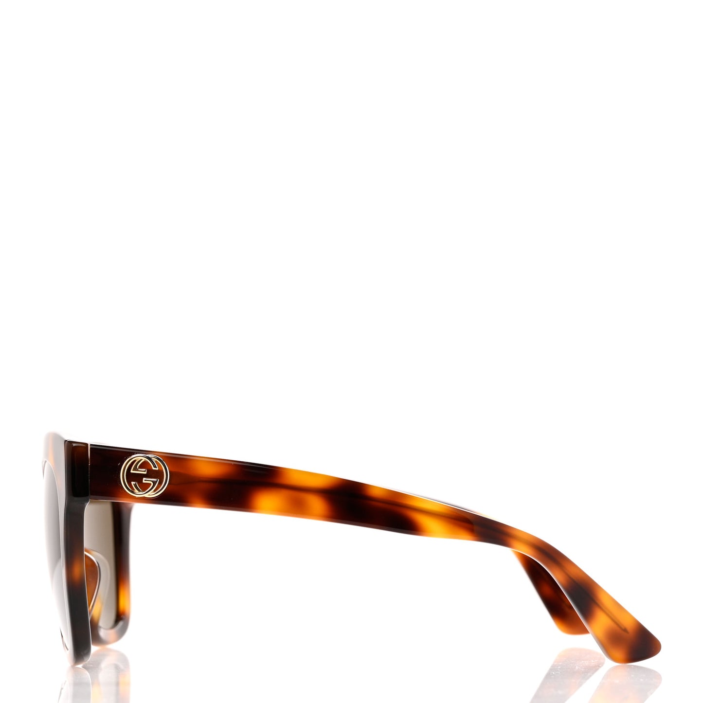 Acetate Square Frame Sunglasses GG0029SA Tortoise