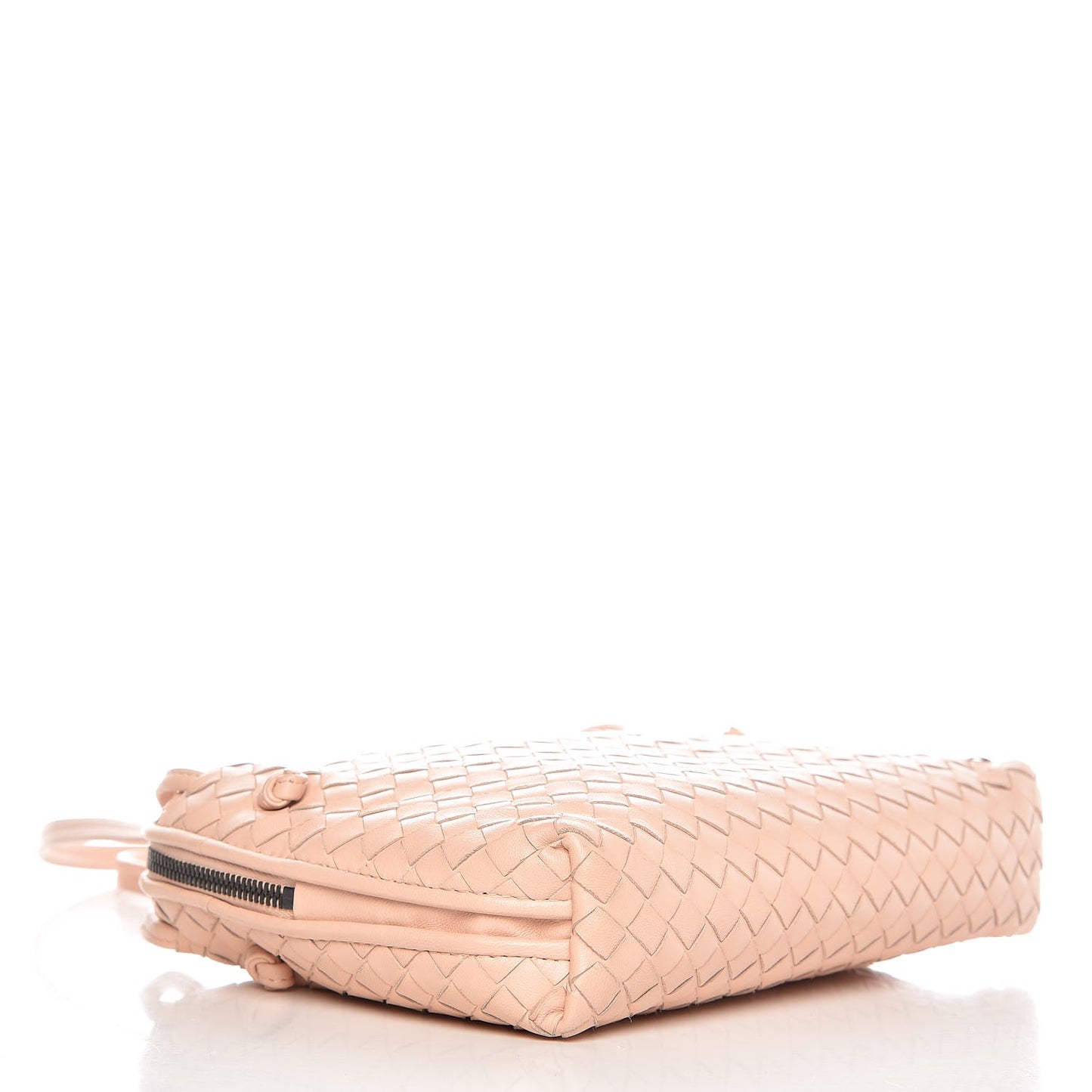 Nappa Intrecciato Nodini Crossbody Messenger Flamingo