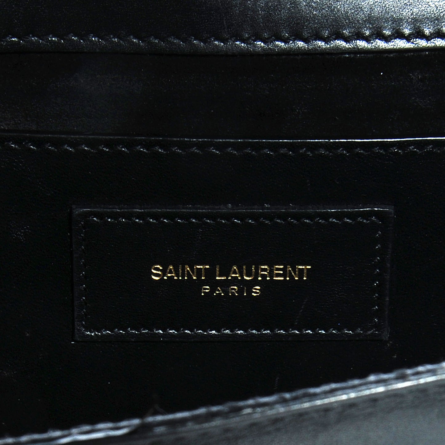 Calfskin Medium Classic Monogram Kate Tassel Satchel Black