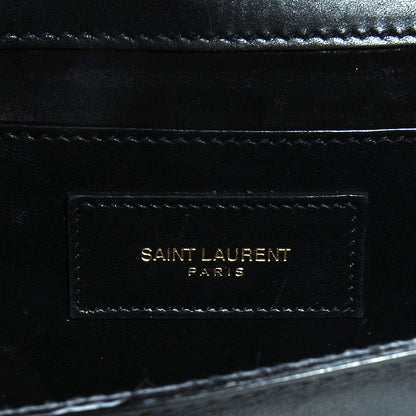 Saint Laurent Calfskin Medium Classic Monogram Kate Tassel Satchel Black 7 of 8