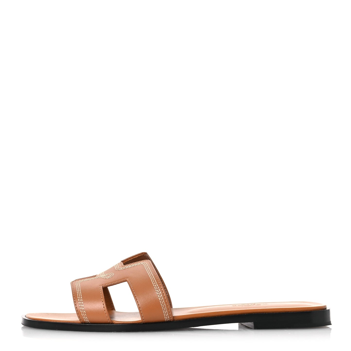 Calfskin Embroidered Oran Sandals 38.5 Gold