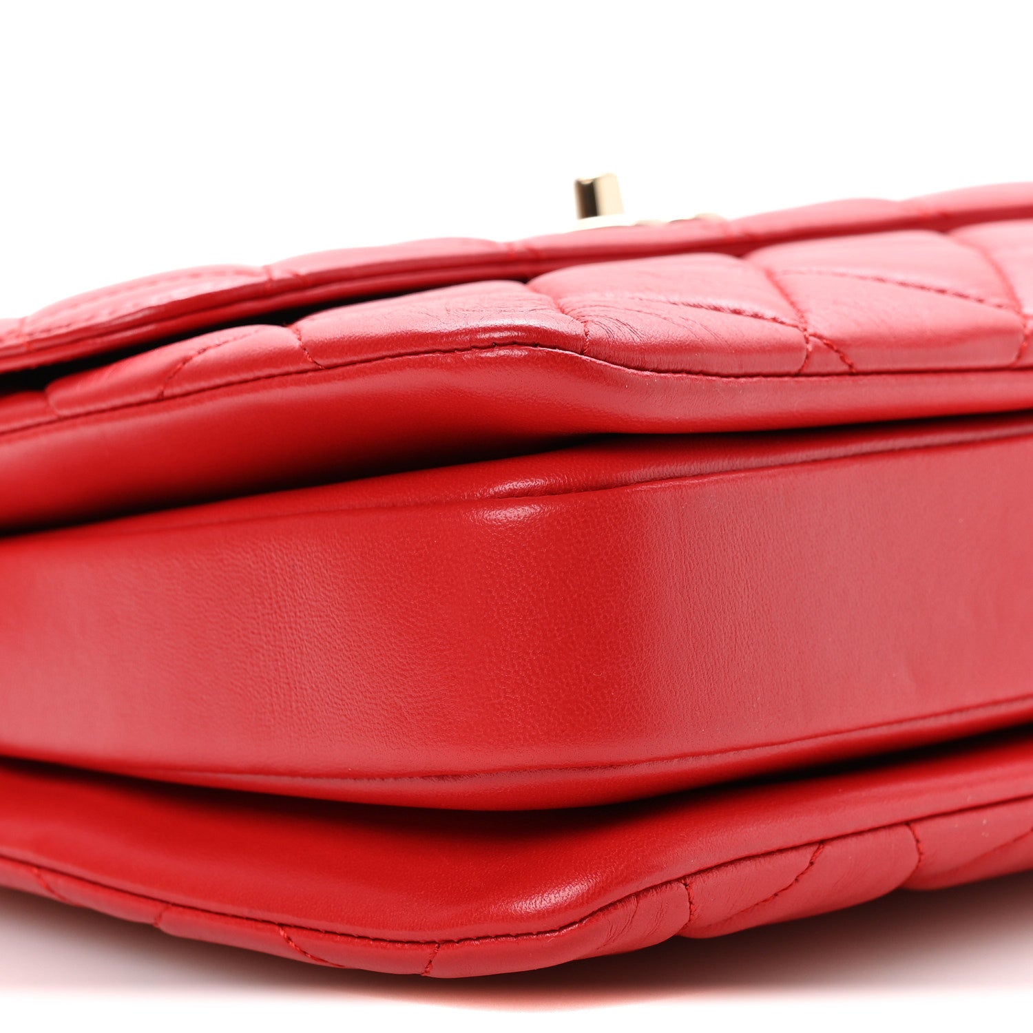 Chanel Lambskin Quilted Small Trendy CC Flap Dual Handle Bag Red 9 of 10