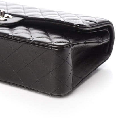 Chanel Lambskin Quilted Medium Double Flap Black 8 of 10