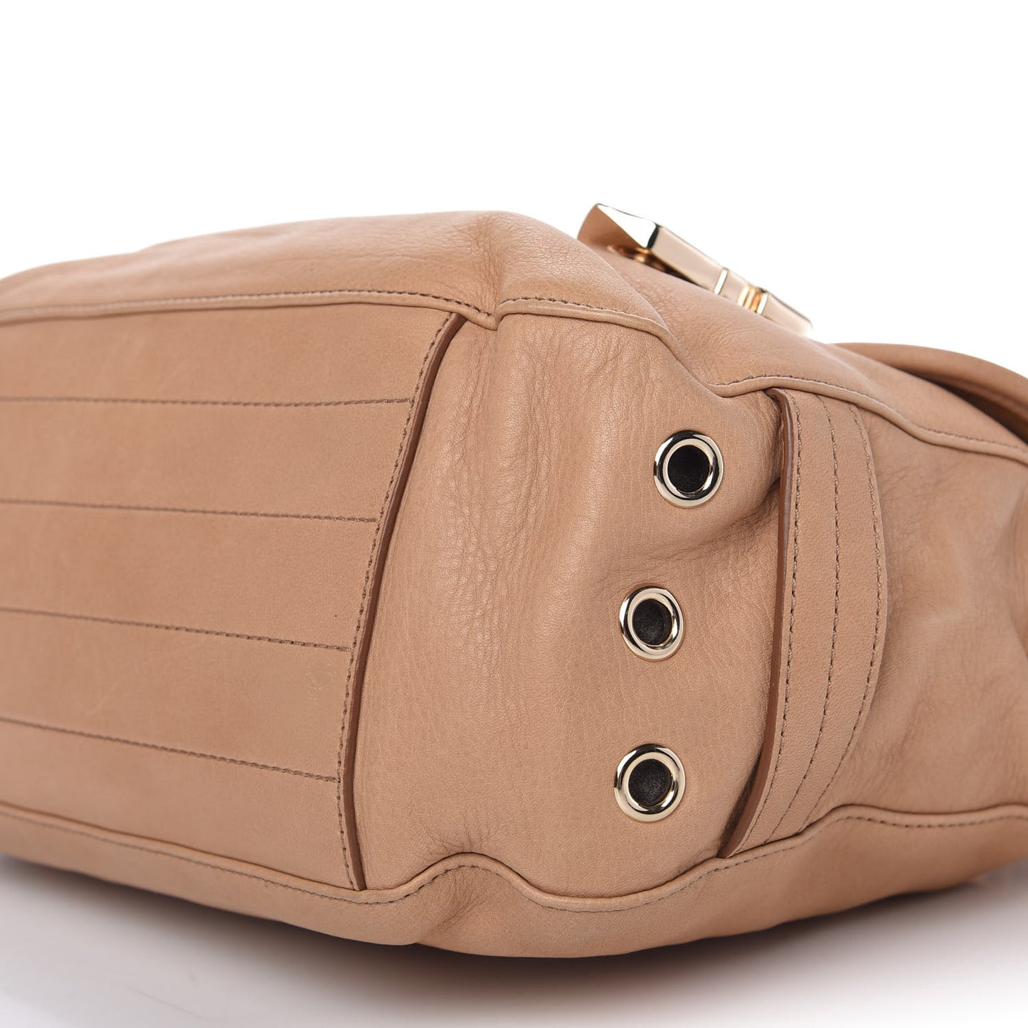 Soft Grain Calfskin Tillie Satchel Oak