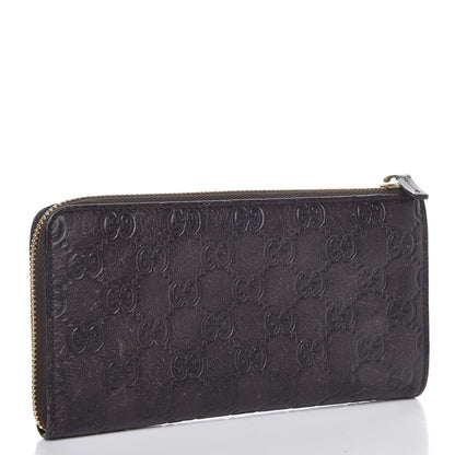 Gucci Guccissima Vitello Tender Donna Long Wallet Testa di Moro 3 of 12