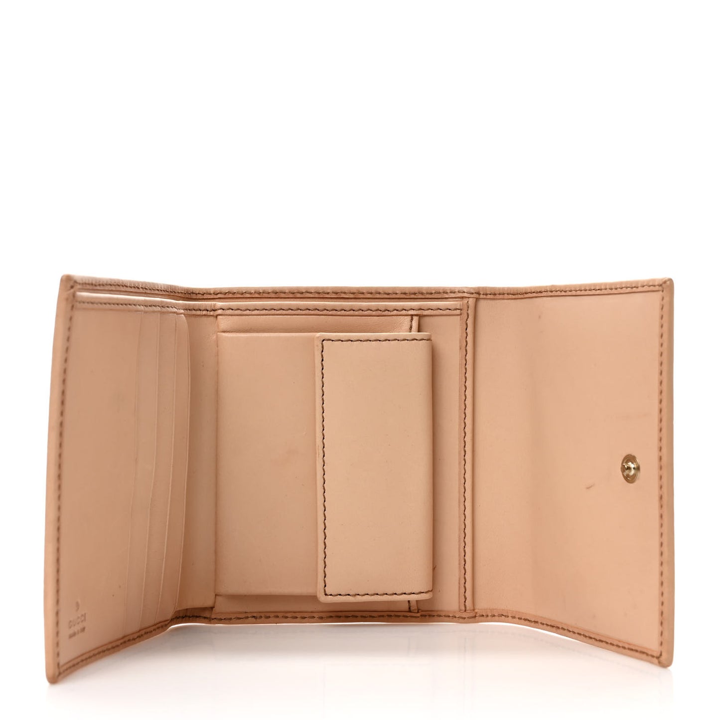 Canvas Floral Flora Hasler Card Case Wallet White