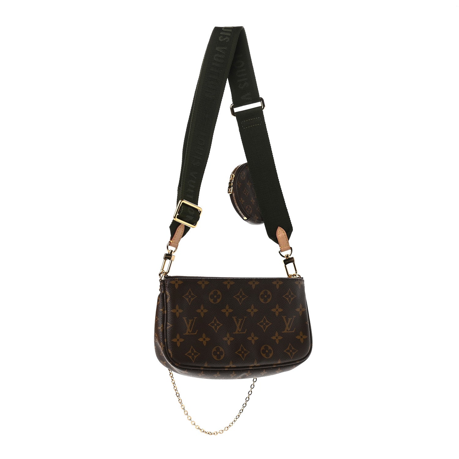 Louis Vuitton Monogram Multi Pochette Accessories Kaki 3 of 11