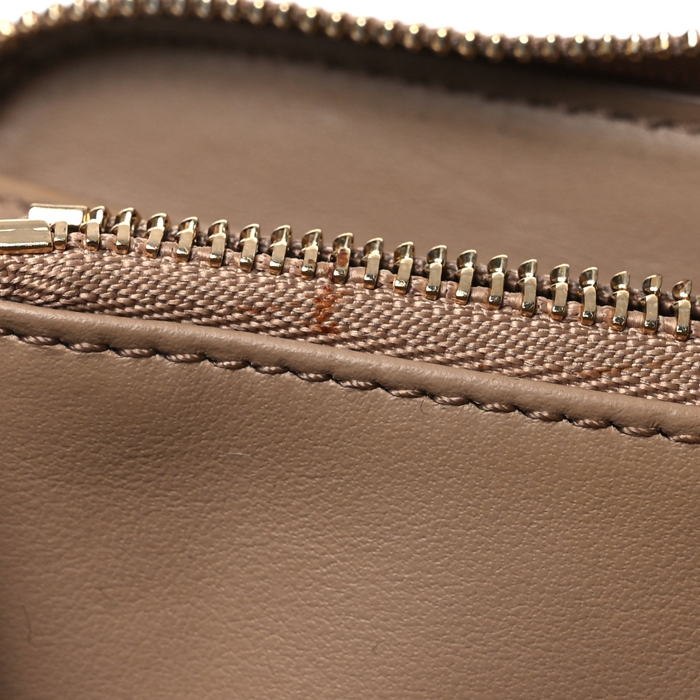 Haymarket Check Large Ziggy Zip Around Wallet Beige