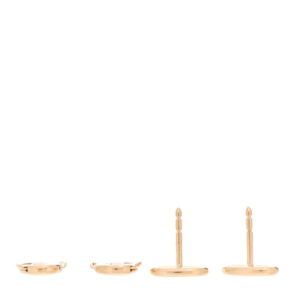 Hermes 18K Rose Gold TPM Farandole Stud Earrings 3 of 4