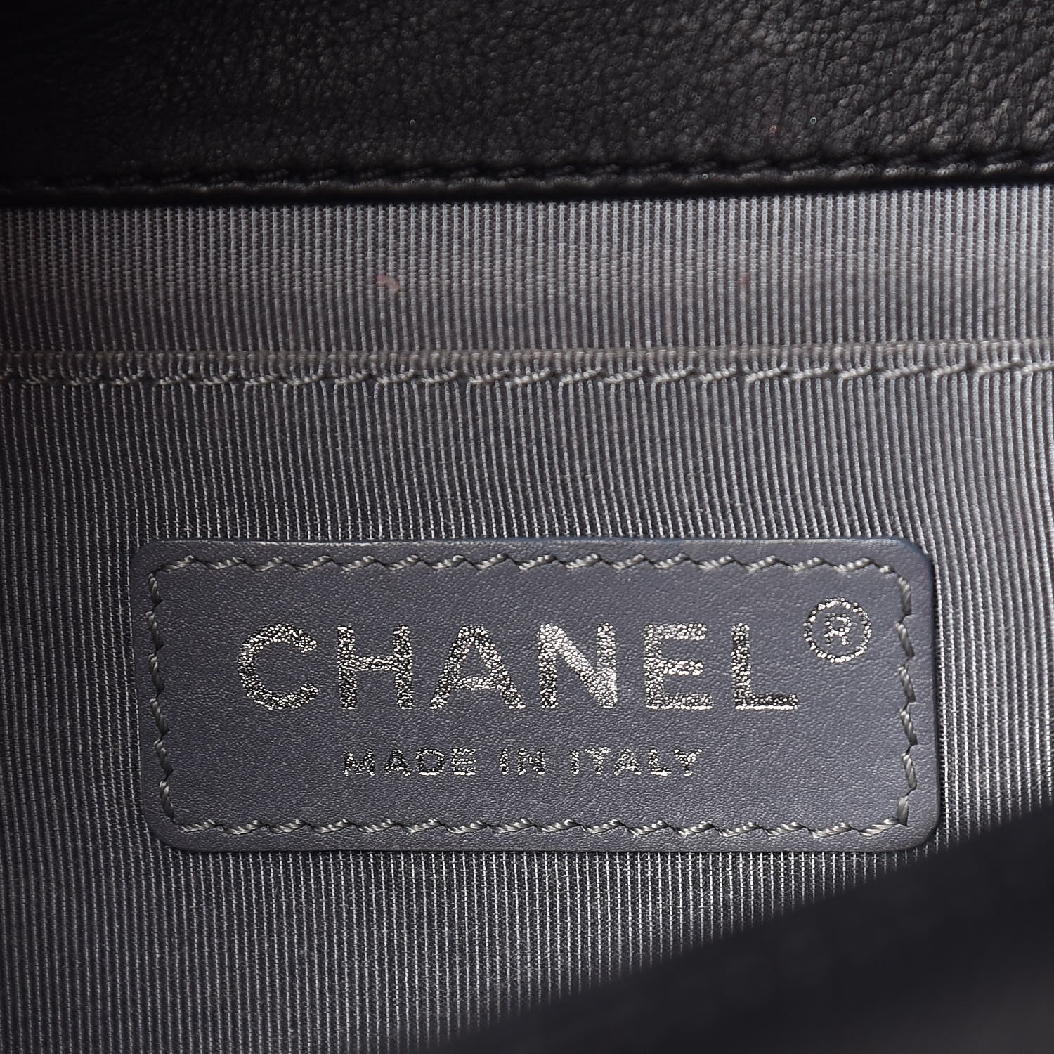 Chanel Calfskin Chevron Quilted Boy Convertible Clutch Flap Black 8 of 21