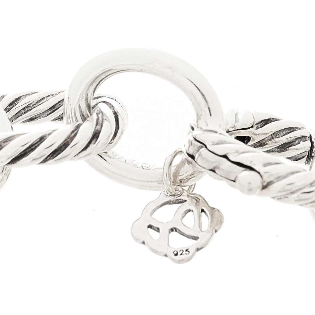 Sterling Silver 12mm Large Oval Link Bracelet