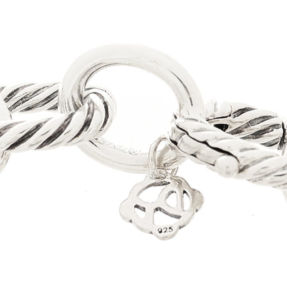 David Yurman Sterling Silver 12mm Large Oval Link Bracelet 3 of 3