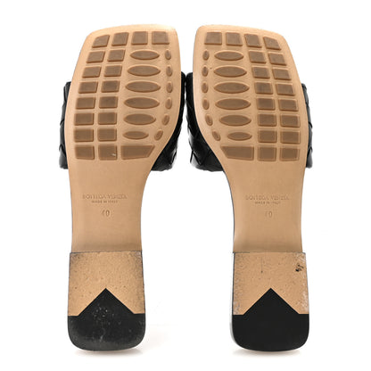 Bottega Veneta Nappa Quilted Parco Flat Sandals 40 Black 6 of 8