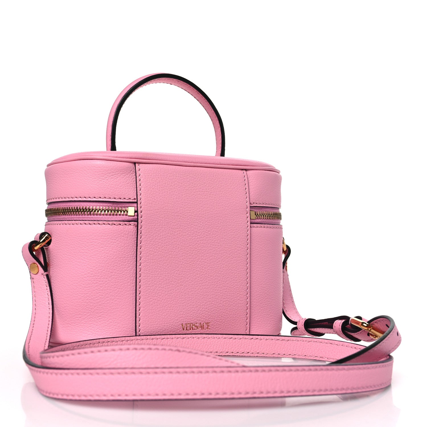Versace Grained Calfskin Medusa Vanity Case Pink 3 of 8