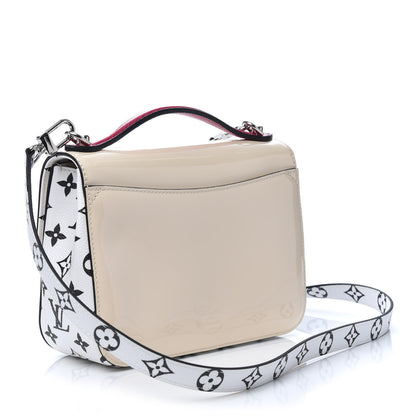 Louis Vuitton Patent Calfskin Monogram Cherrywood BB Creme 3 of 8